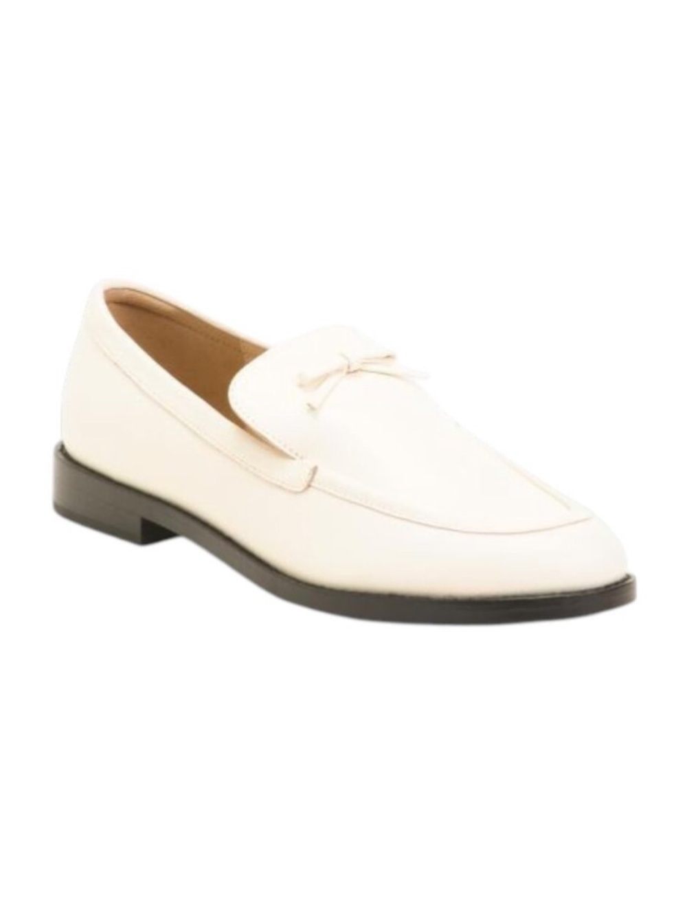 FOR LOVE & LEMONS Cream Leather Helena Loafers